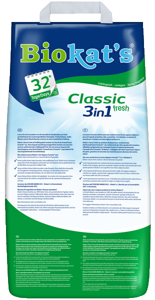 Biokat's Katzenstreu Classic Fresh 3 in 1